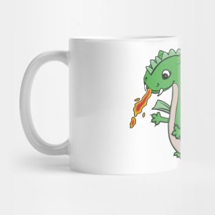 little green dragon Mug